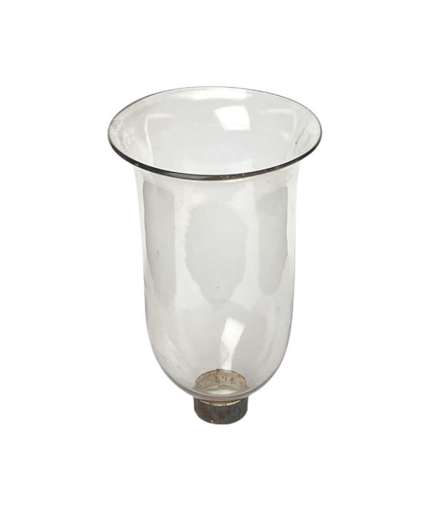Medium Clear Hurricane Lamp Shade (40mm Base)